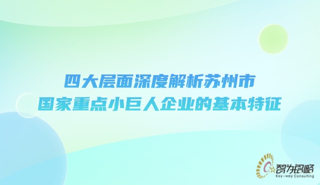 四大层面深度解析苏州市国家重点小巨人企业的基本特征.jpg