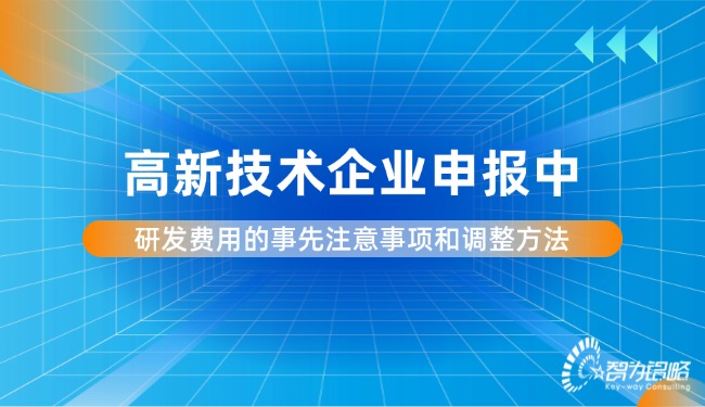 高新技术企业申报中研发费用的事先注意事项和调整方法.jpg