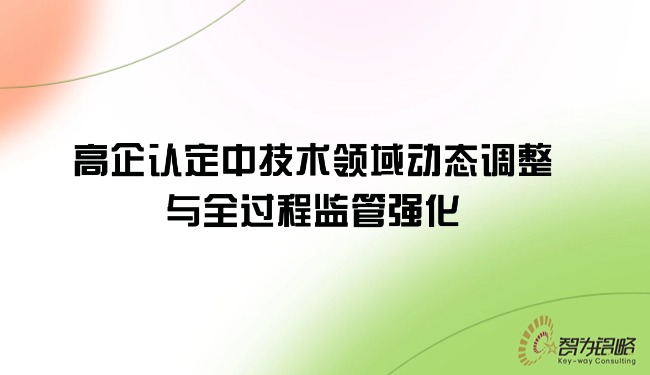高企认定中技术领域动态调整与全过程监管强化.jpg