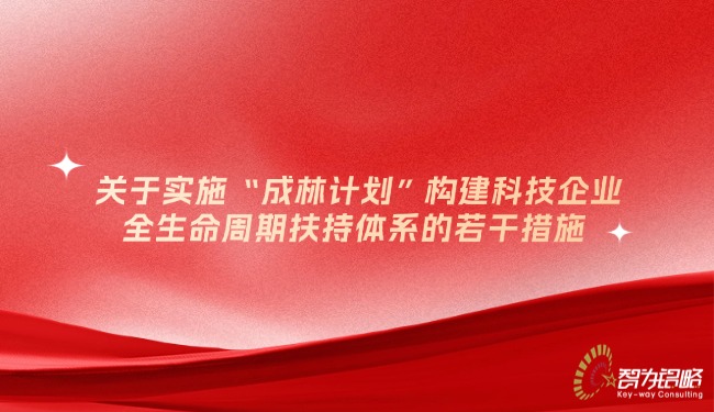 关于实施“成林计划”构建科技企业全生命周期扶持体系的若干措施.jpg